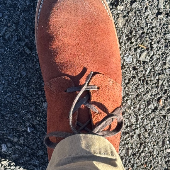 Wolverine 1000 Mile Latham Boots Men's 10 Rust Rough Out Leather MADE IN USA - Picture 16 of 16